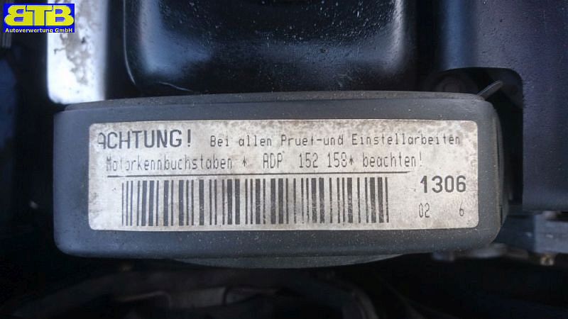 VW PASSAT VARIANT (3B5) 1.6